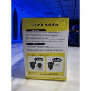 Adjustable Car Truck Cup Holder Mount with Table Tray Phone Stand Plate Organize